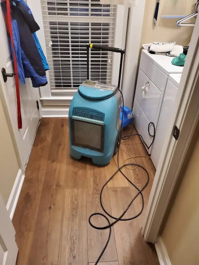 Commercial dehumidifier deployed for Flood Damage Cleanup in Mableton
