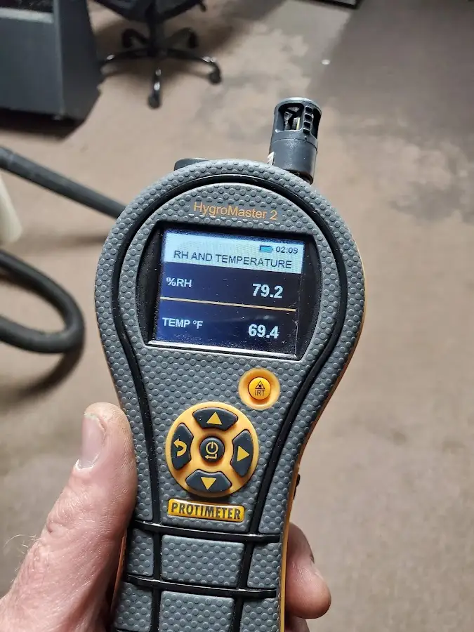 Moisture meter humidity assessment for Fire & Smoke Damage Restoration in Mableton